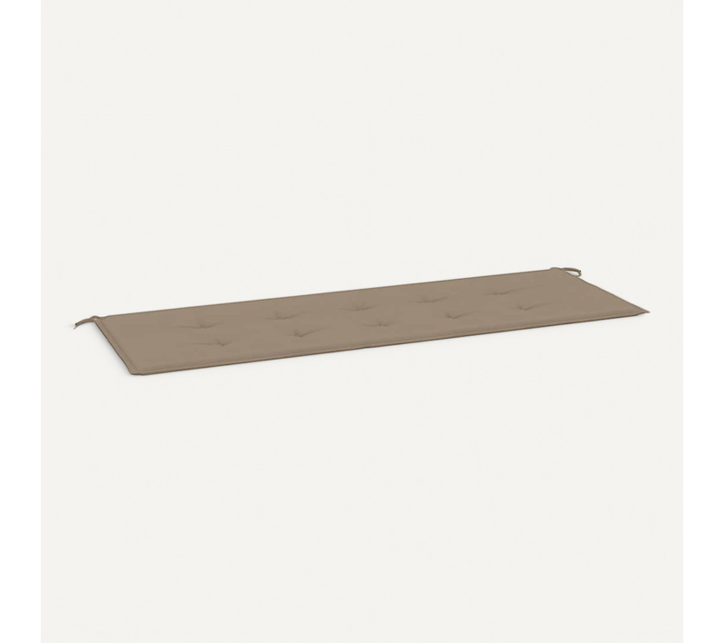 Coussin De Banc De Jardin Taupe 150x50x3 Cm Tissu Oxford