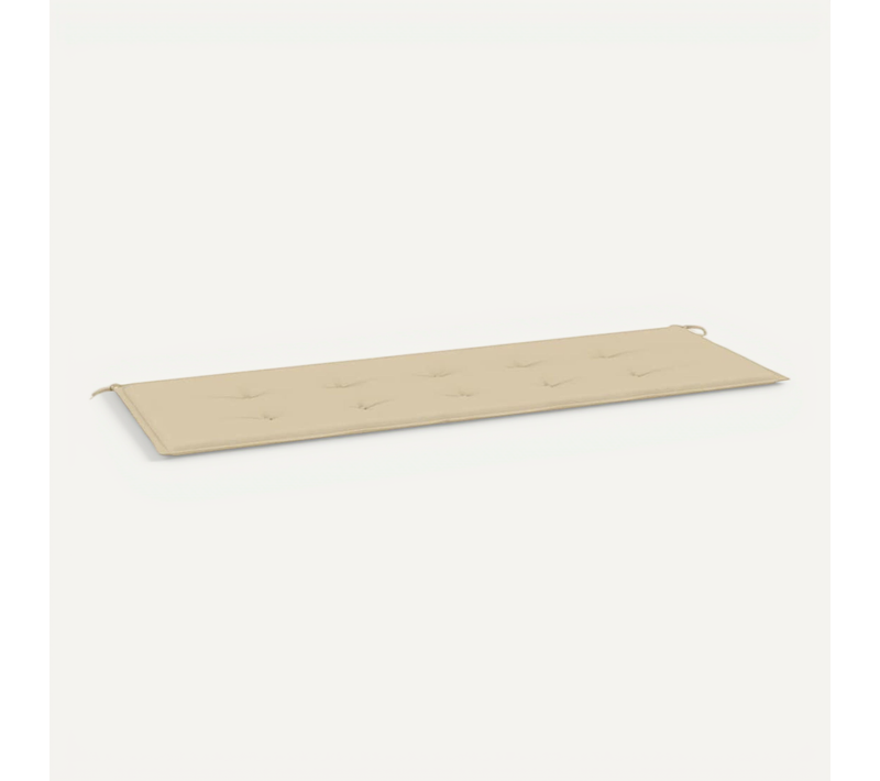 Coussin De Banc De Jardin Beige 150x50x3 Cm Tissu Oxford
