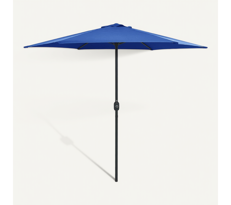 Parasol De Jardin Et Mât En Aluminium 270x246 Cm Bleu Azuré