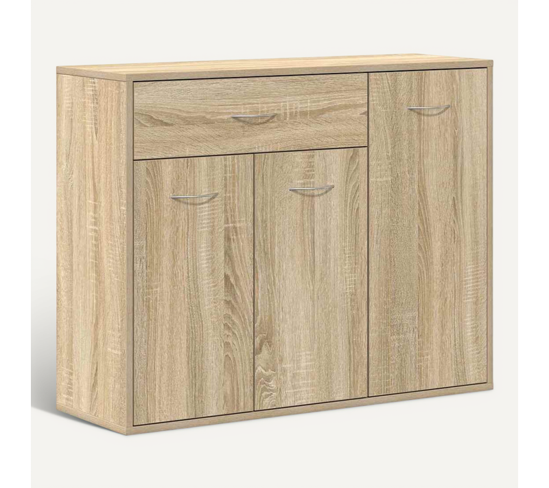 Buffet Chêne Sonoma 88x30x70 Cm Bois Contreplaqué