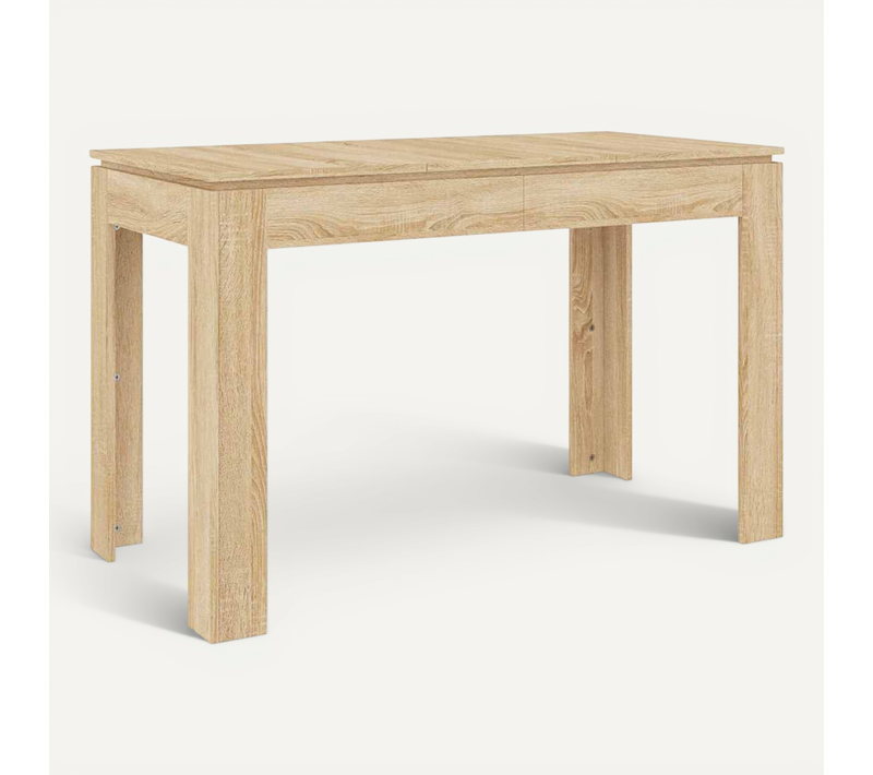 Table À Manger Chêne Sonoma 120x60x76 Cm Bois Contreplaqué