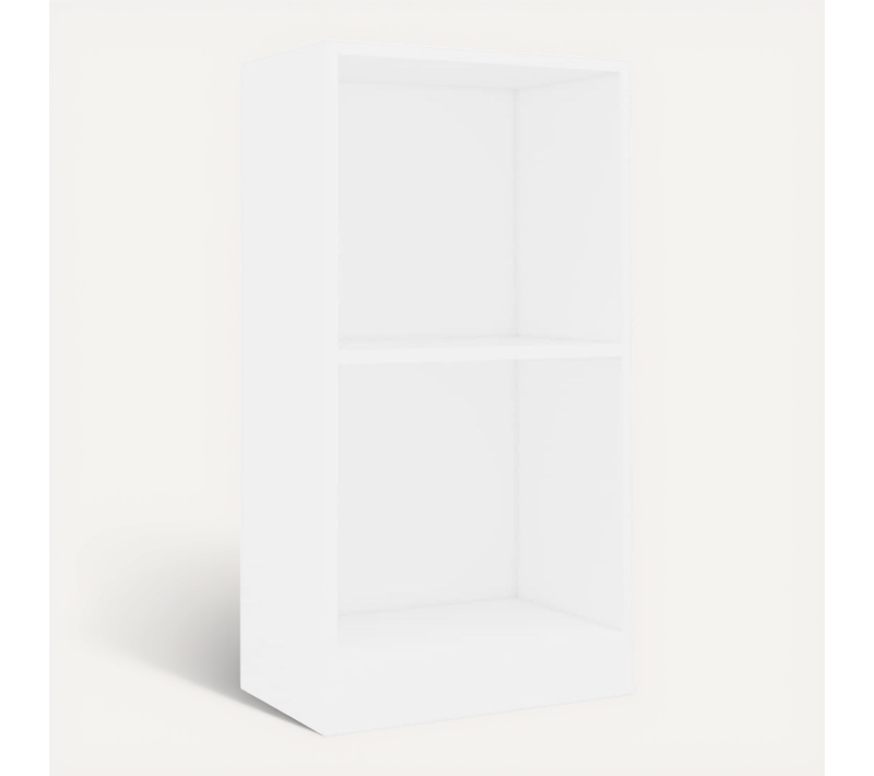 Bibliothèque Blanc 40x24x75 Cm Bois Contreplaqué