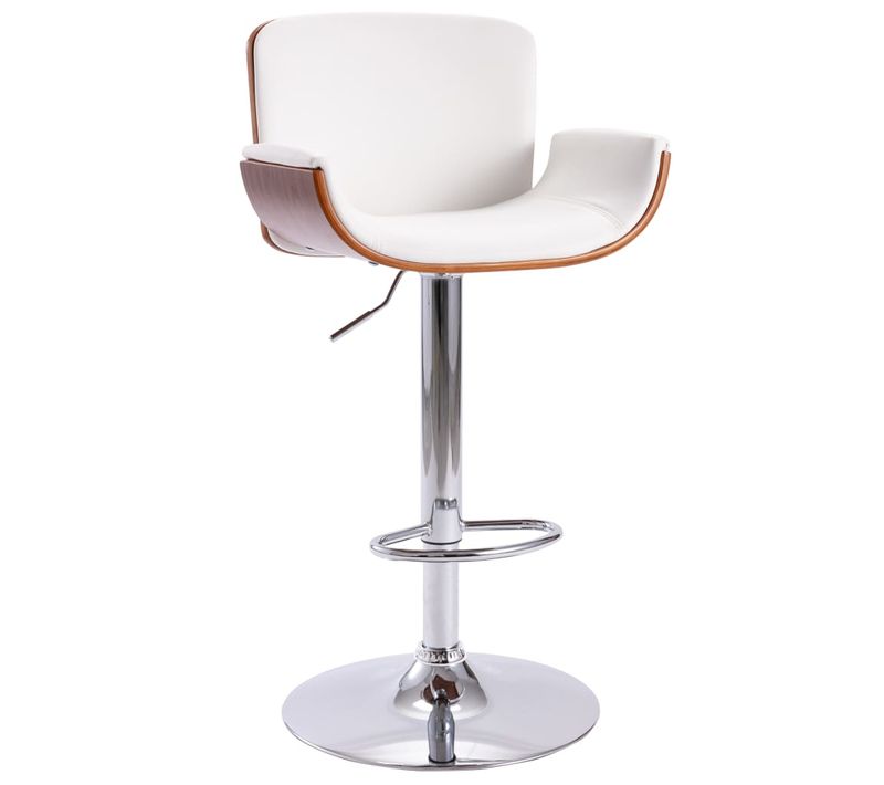 Tabouret De Bar Blanc Similicuir