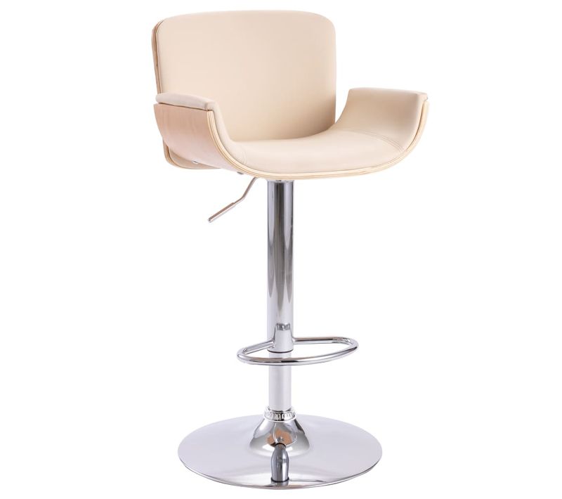 Tabouret De Bar Crème Simili
