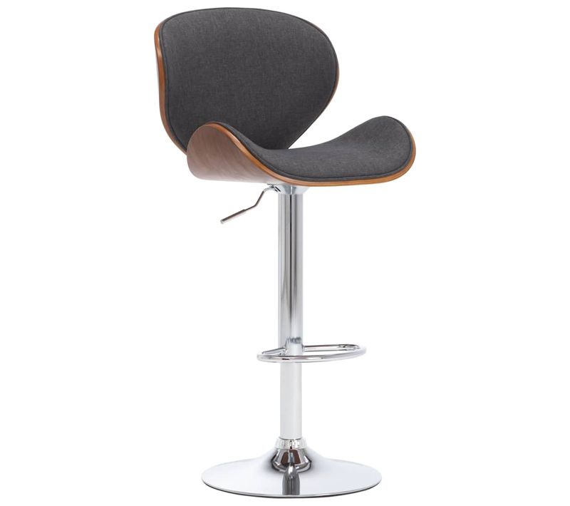 Tabouret De Bar Gris Tissu