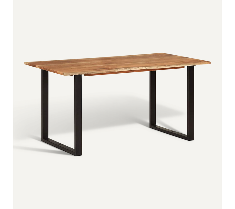 Table De Salle À Manger 154x80x76 Cm Bois D'acacia Solide