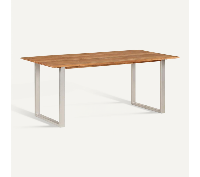 Table De Salle À Manger 180x90x76 Cm Bois D'acacia Massif