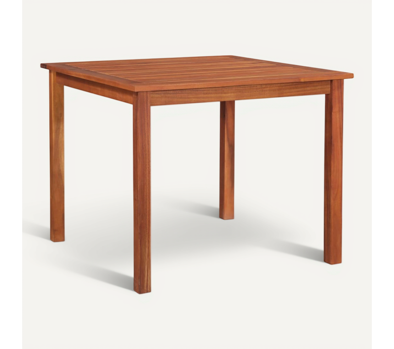 Table De Jardin 85x85x74 Cm Bois D'acacia Massif