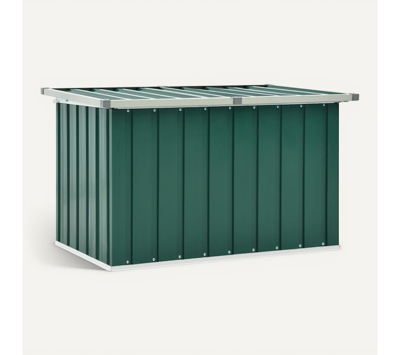 Boîtes De Rangement Acier Galvanisé 109 X 67 X 65 Cm Vert Grand Espace De Stockage