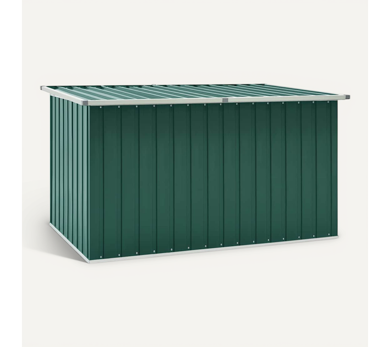 Boîte De Rangement De Jardin Vert 171x99x93 Cm Coffre Organisateur Terrasse Patio Extérieur