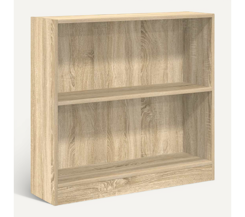 Bibliothèque Chêne Sonoma 80x24x75 Cm Bois Contreplaqué