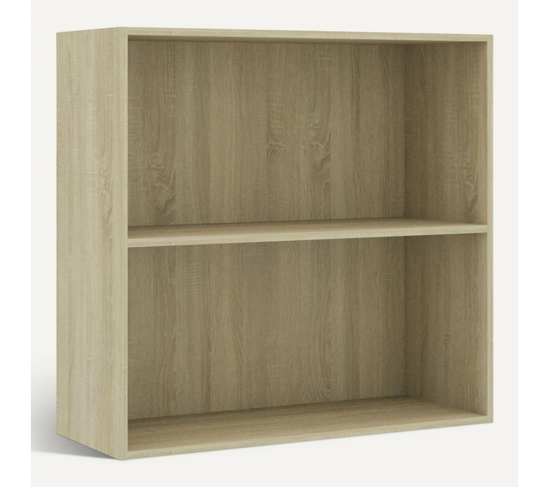 Bibliothèque Chêne Sonoma 80x30x76,5 Cm Bois Contreplaqué