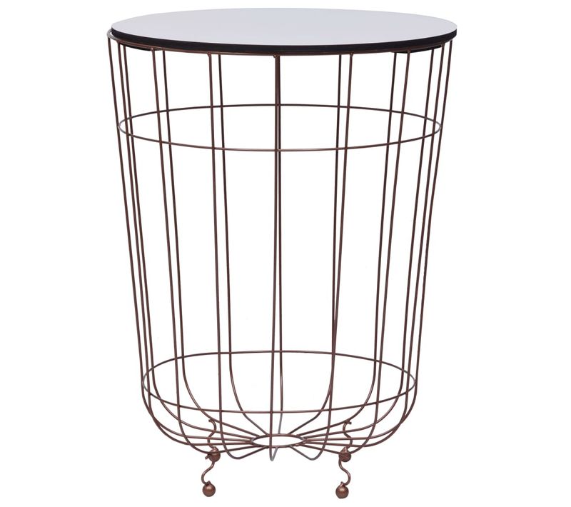 Table Basse Doré Ø 40 Cm