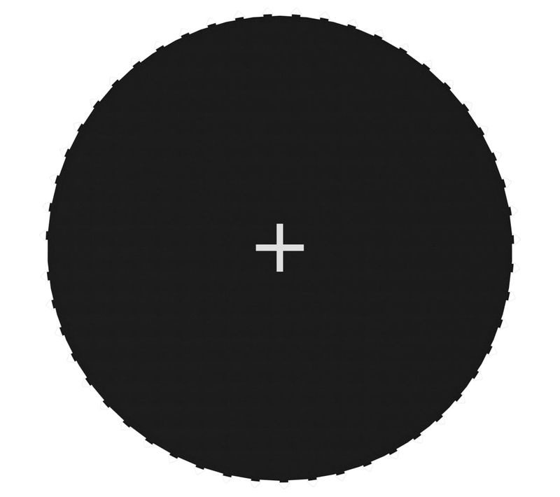 Tapis De Saut Tissu Noir Pour Trampoline Rond De 3,05 M