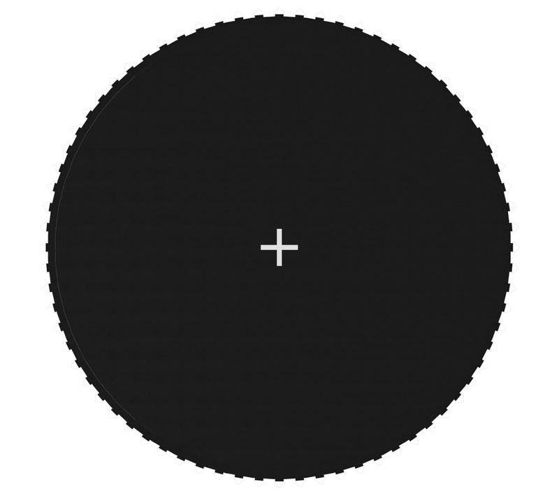 Tapis De Saut Tissu Noir Pour Trampoline Rond De 3,96 M
