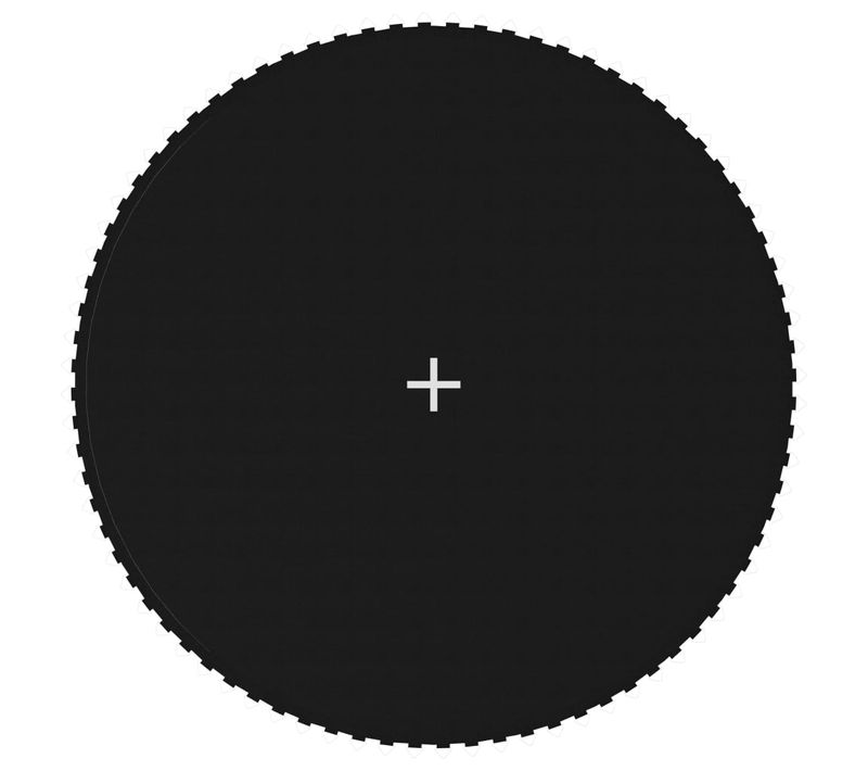 Tapis De Saut Tissu Noir Pour Trampoline Rond De 4,27 M