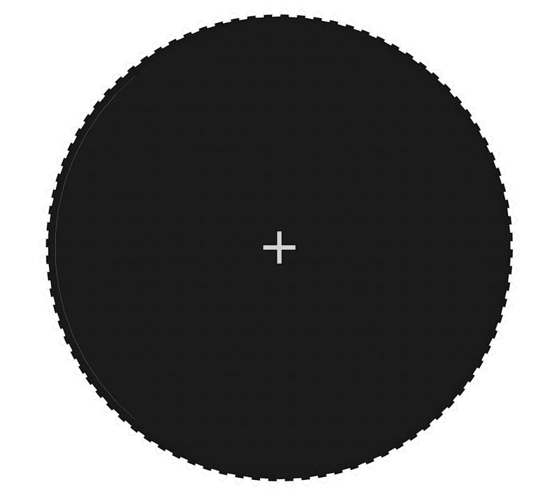 Tapis De Saut Tissu Noir Pour Trampoline Rond De 4,57 M