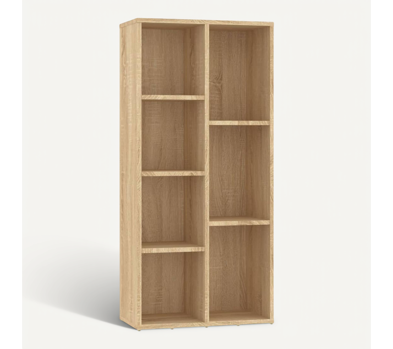 Bibliothèque Chêne Sonoma 50x25x106 Cm Bois Contreplaqué