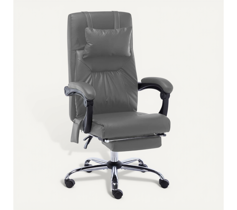 Chaise De Bureau De Massage Anthracite Simili
