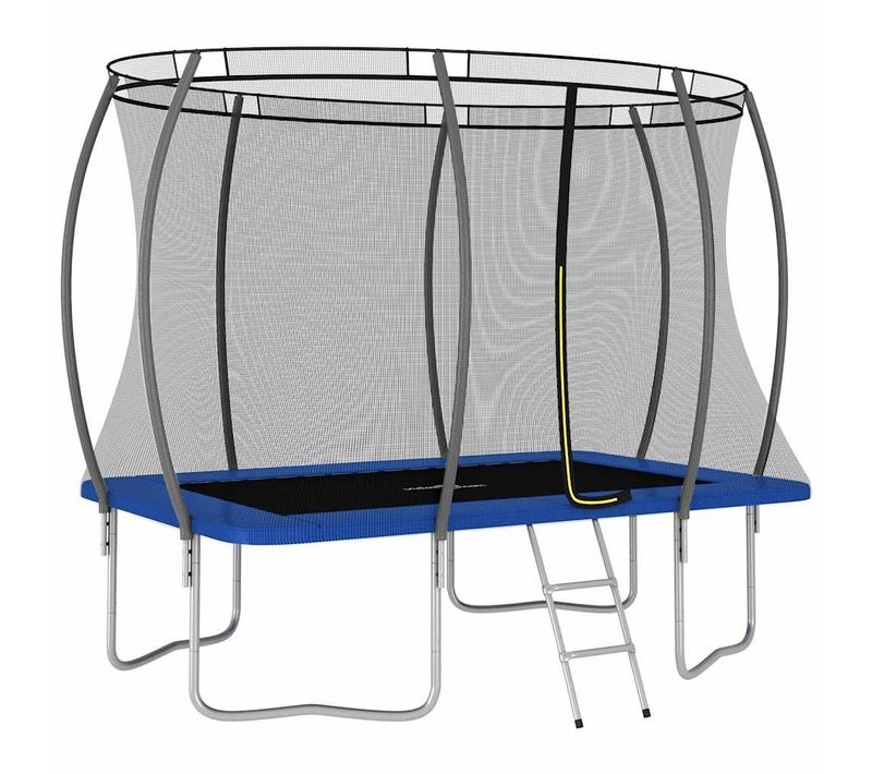 Ensemble De Trampoline Rectangulaire 274x183x76 Cm 150 Kg