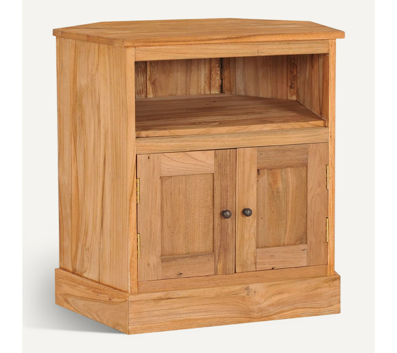 Buffet D'angle 60x45x60 Cm Bois De Teck Massif