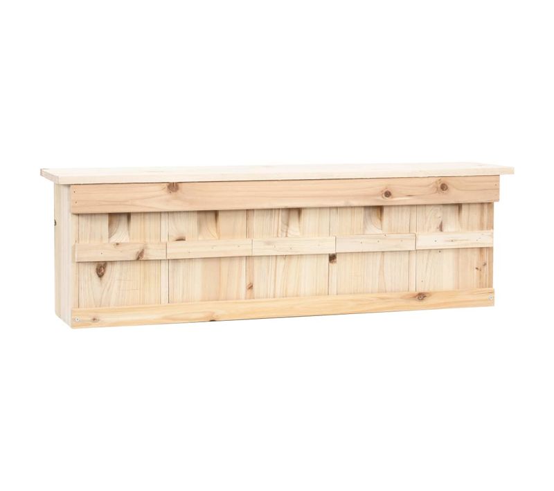 Maison Pour Moineau Avec 5 Chambres 68x15x21 Cm Bois De Sapin