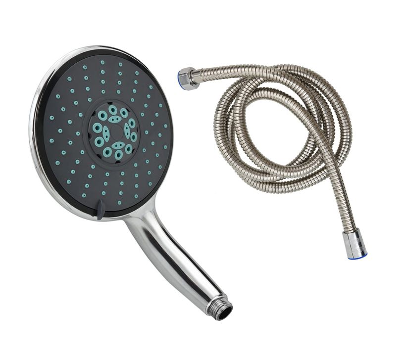 Pomme De Douche Multifonctionnelle à Main Et Tuyau 1,5 M Chrome