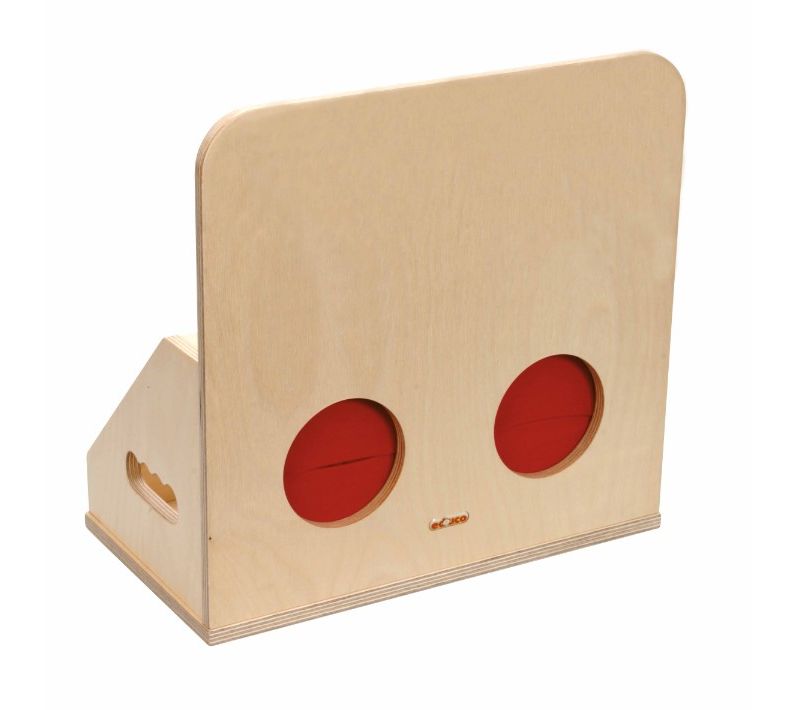 Boîte En Bois Tactile  - Jeu Montessori