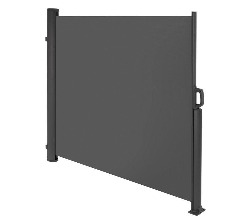 Store Latéral Alu De Balcon Brise-vue Protection Vie Privée 1,4x3 M Anthracite