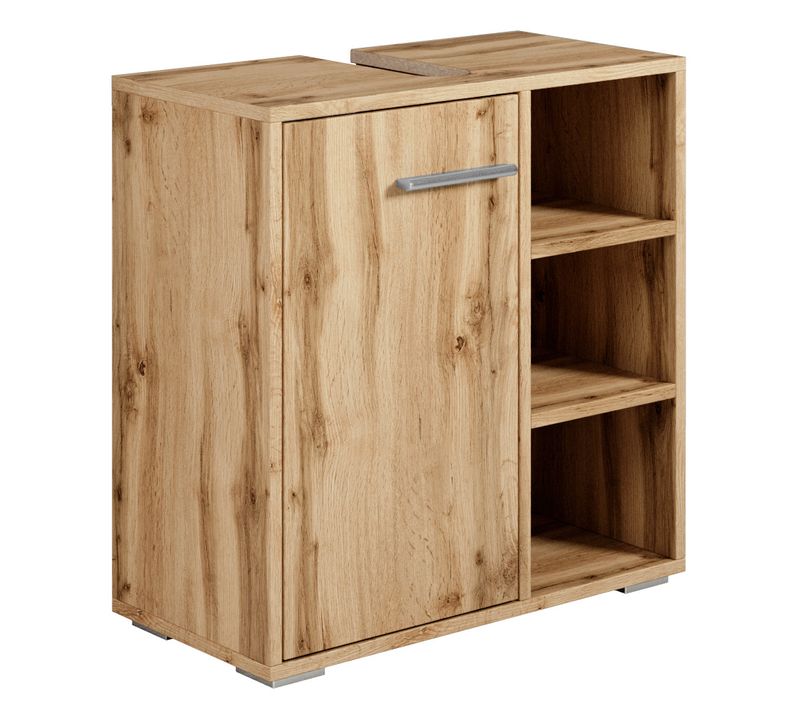 Meuble Sous-Vasque Neptunus - 60 X 28 X 60 Cm - Chêne