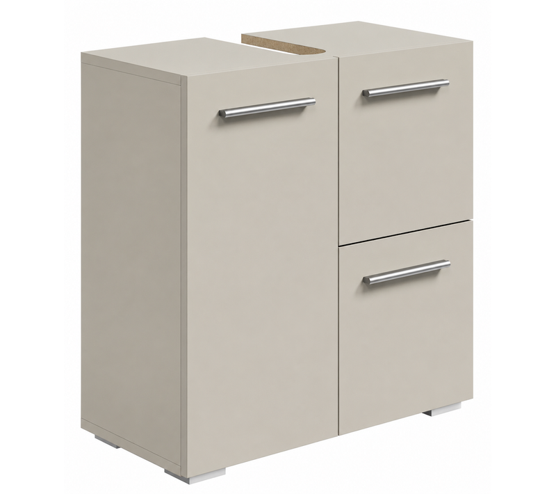 Meuble Sous Lavabo Mars 60 X 30 X 60 Cm   Cashmere   Meuble De Salle De Bain   Meuble Lavabo Sur