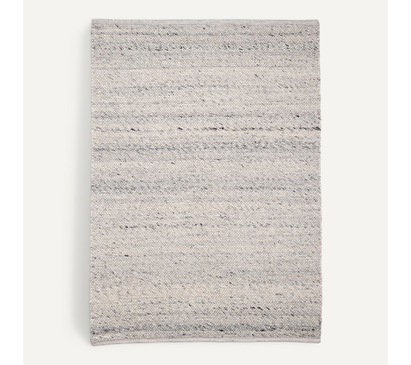 Tapis En Laine - Feline Gris/chiné - Rectangle - 230x330 Cm