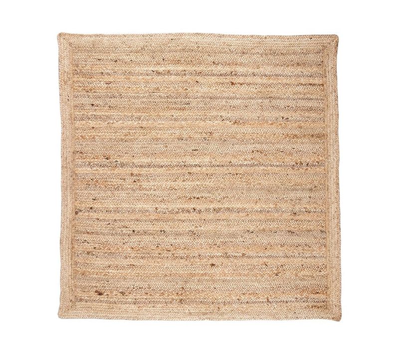 Tapis En Jute - Fair Carré Naturel - Carré - 80x180 Cm