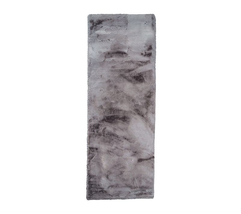 Tapis De Couloir Doux à Poils Longs - Comfy Supreme Anthracite - Rectangle - 80x180 Cm