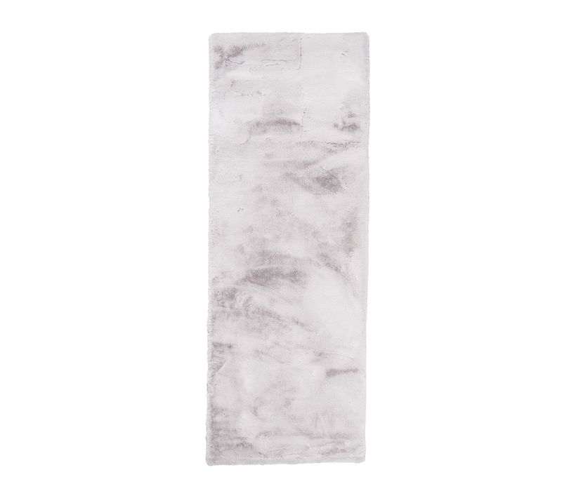 Tapis De Couloir Doux à Poils Longs - Comfy Supreme Gris - Rectangle - 80x180 Cm