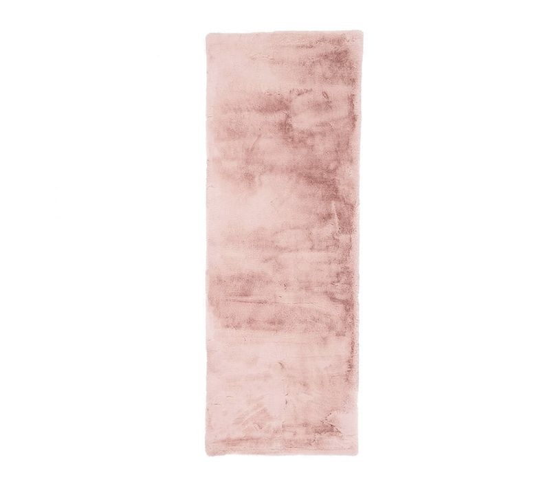Tapis De Couloir Doux à Poils Longs - Comfy Supreme Rose - Rectangle - 80x200 Cm