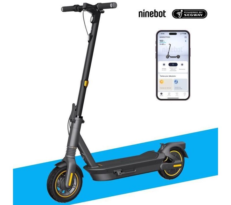 Trottinette Électrique Ninebot Max G2 E Clignotants Intégrés Powered By