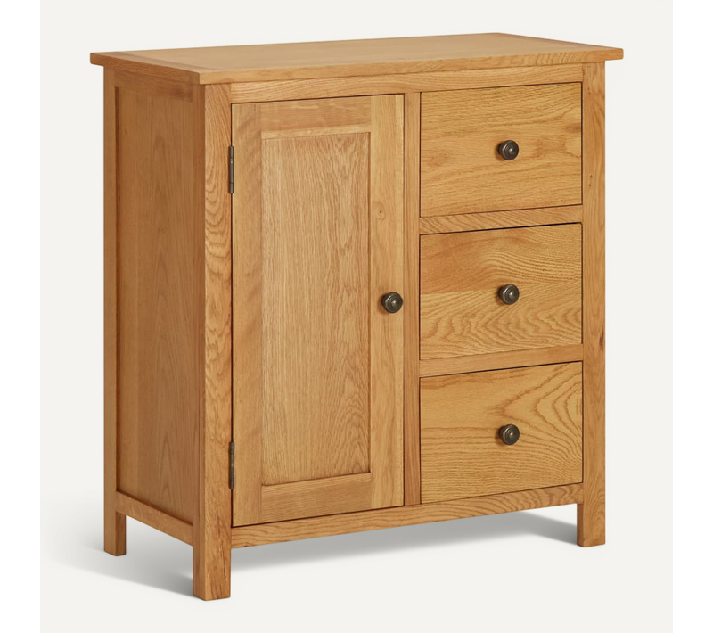 Buffet 70x35x75 Cm Bois De Chêne Massif