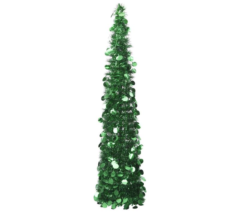 Sapin De Noël Artificiel Escamotable Vert 180 Cm Pet