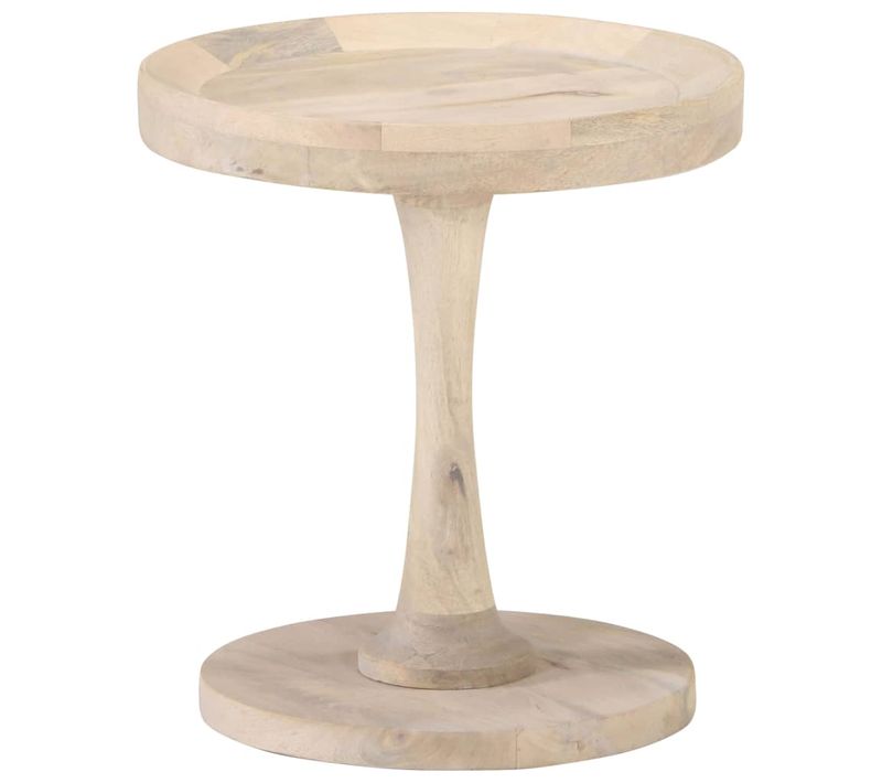Table D'appoint Ø40x45 Cm Bois De Manguier Massif