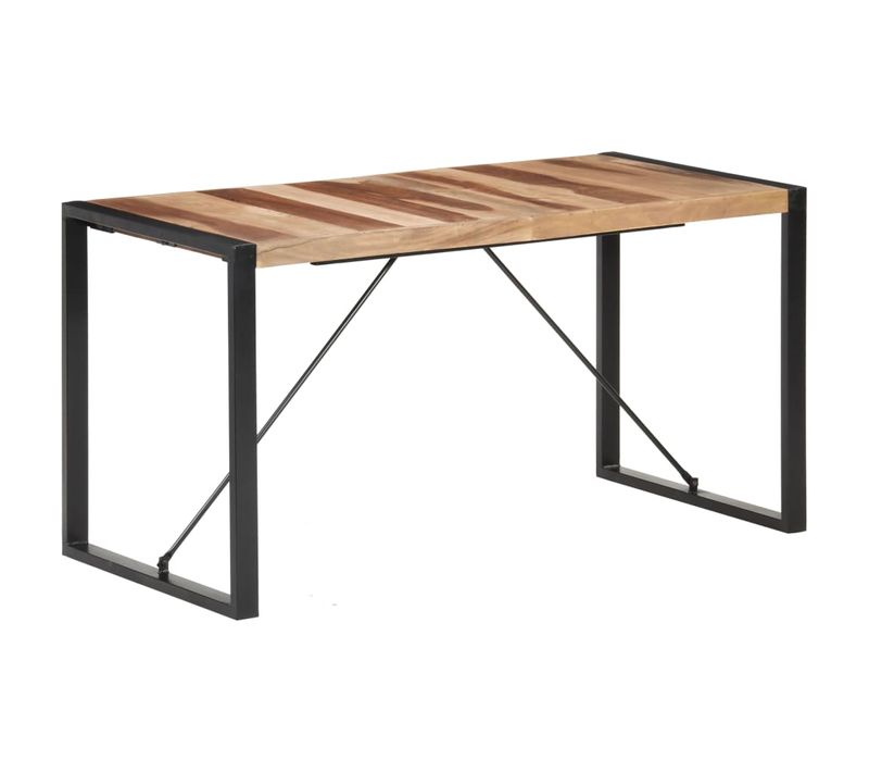 Table À Dîner 140x70x75 Cm Bois Massif