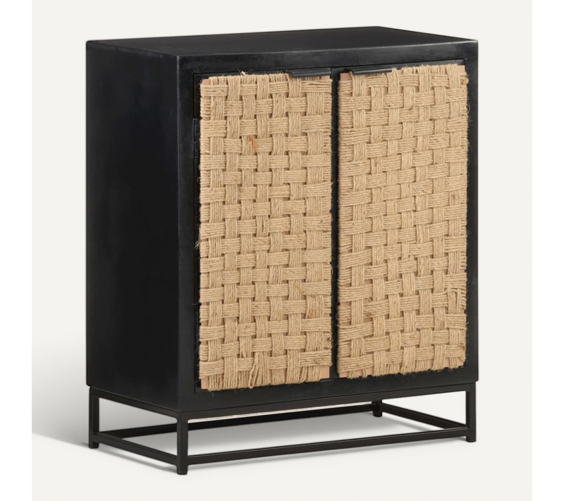Buffet 60x35x70 Cm Bois De Manguier Massif