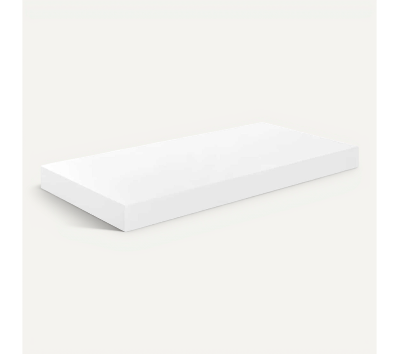 étagère Murale Flottante Blanc Brillant 50x23,5x3,8 Cm Mdf
