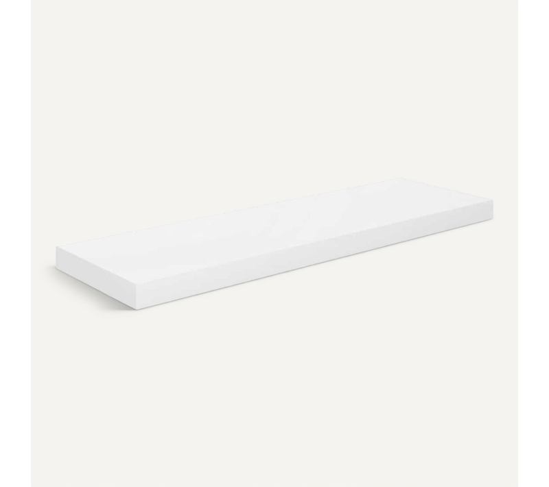 étagère Murale Flottante Blanc Brillant 80x23,5x3,8 Cm Mdf