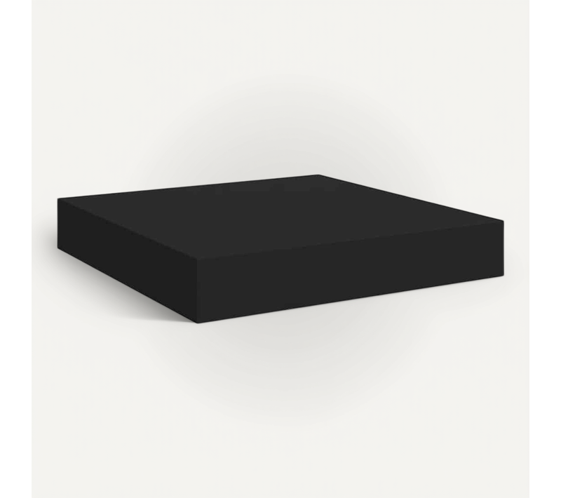 étagère Flottante Murale Noir 23x23,5x3,8 Cm Mdf