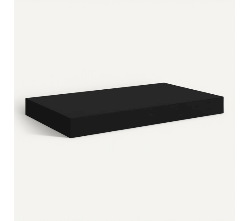 étagère Murale Flottante Noir 40x23,5x3,8 Cm Mdf