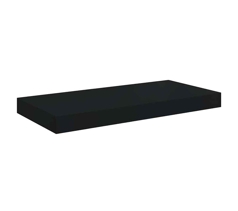 étagère Murale Flottante Noir 50x23,5x3,8 Cm Mdf