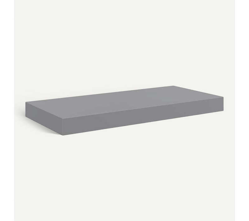étagère Murale Flottante Gris 50x23,5x3,8 Cm Mdf