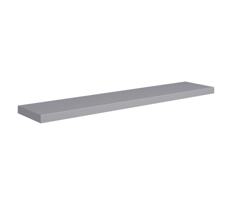 Étagère Murale Flottante Gris 120x23,5x3,8 Cm Mdf