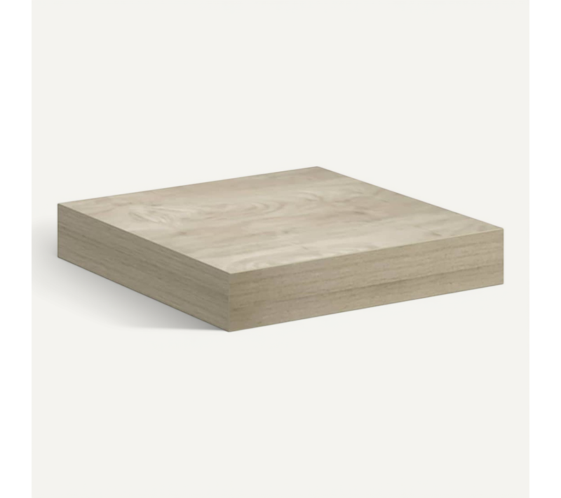 étagère Flottante Murale Chêne 23x23,5x3,8 Cm Mdf